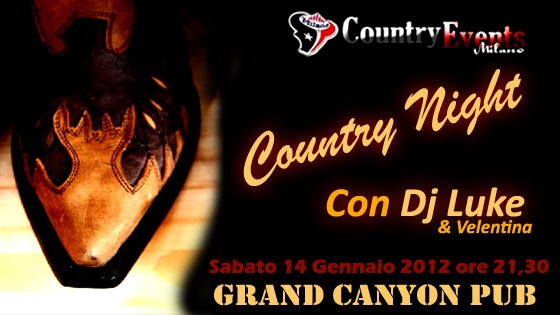 COUNTRY NIGHT AL GRAND CANYON PUB MILANO